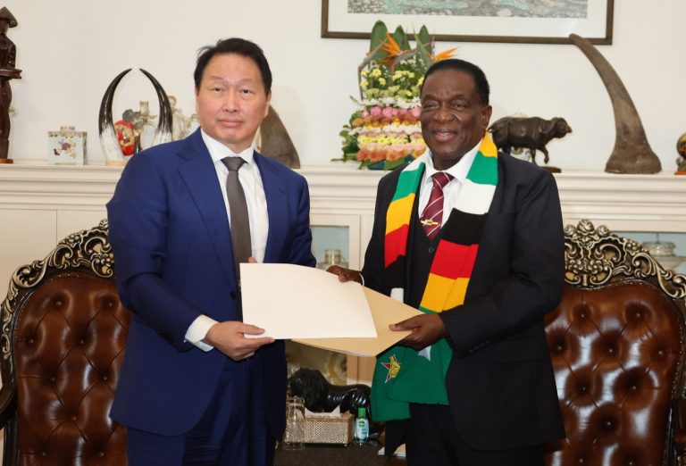 Korean special envoy meets President Emmerson Mnangagwa